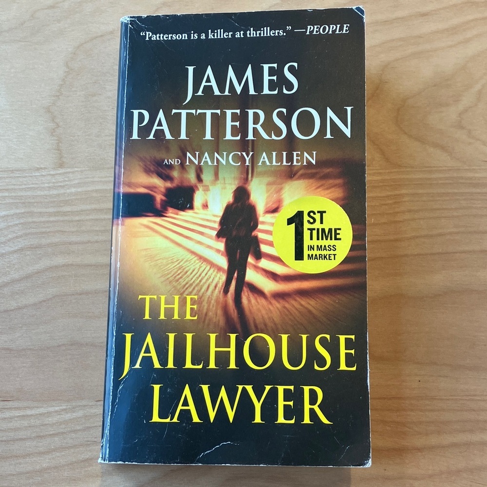 James Patterson The Jailhouse Lawyer & power of attorney- softcover